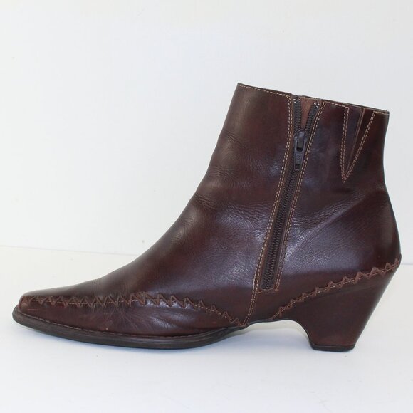 Pikolinos Brown Leather Ankle Boots (EU 39 / 8.5 US) - Picture 5 of 10